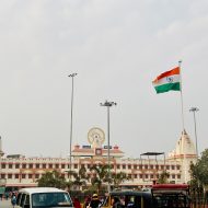 Gare de Varanasi en Inde