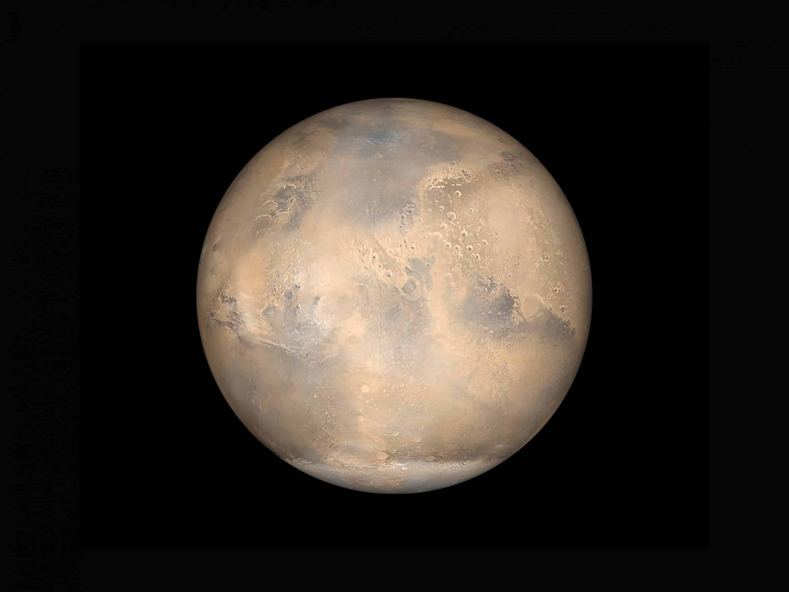La planète Mars.