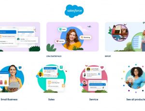 Page d’accueil Salesforce