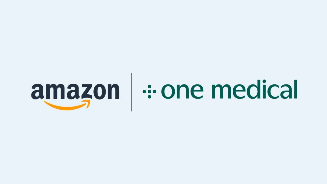 Les logos d'Amazon et de One Medical