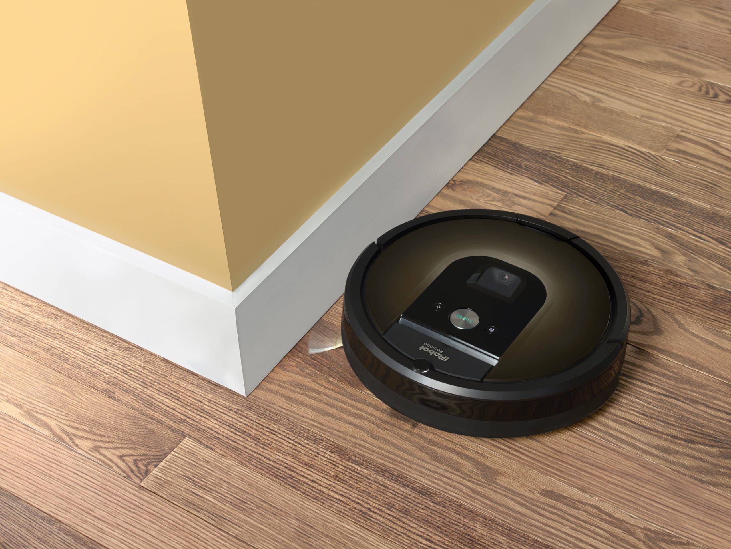 Un aspirateur Roomba.