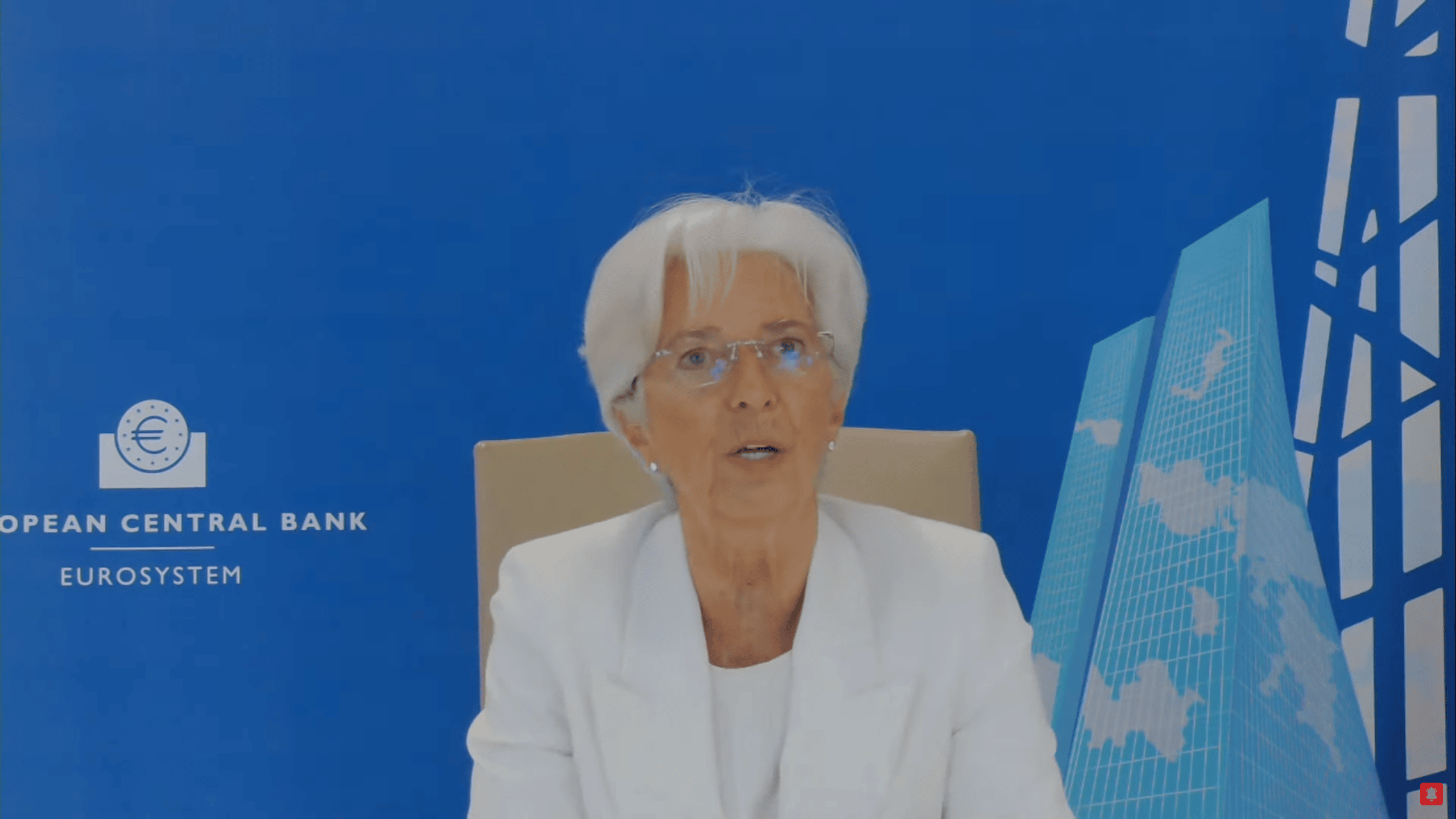 Christine Lagarde, Présidente de la Banque centrale européenne.