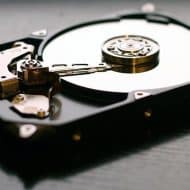 Aperçu d'un disque dur composé de graphène.