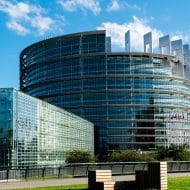 Parlement européen à Strasbourg.