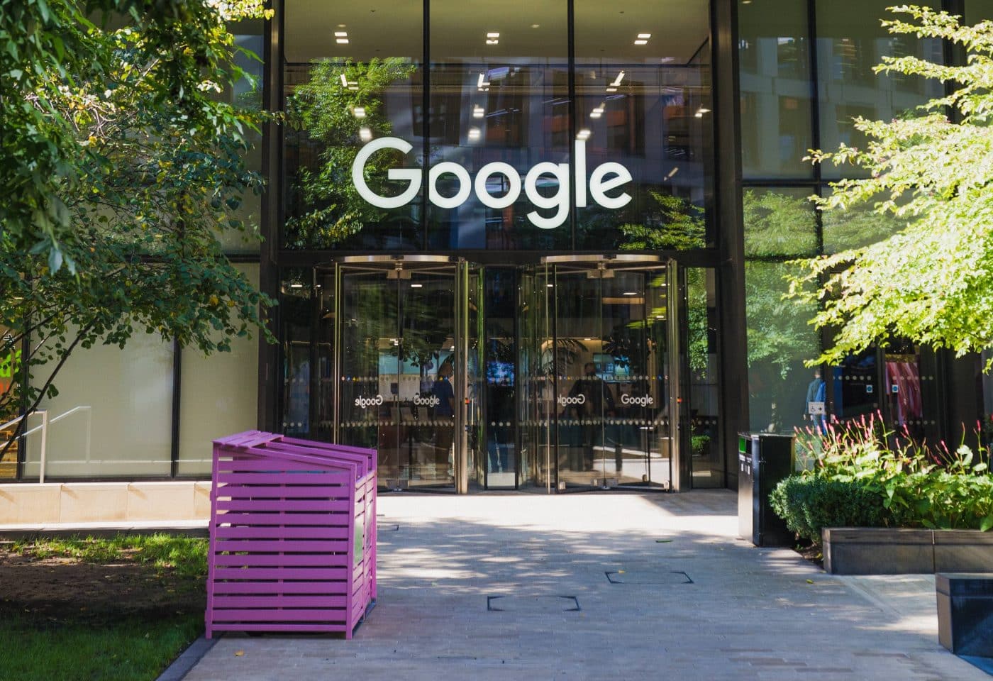 Des locaux de Google.