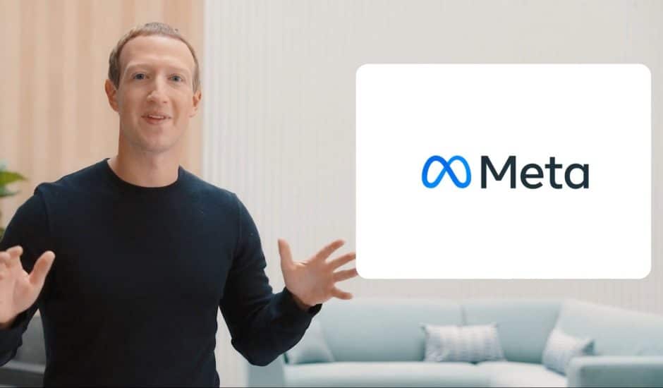 Mark Zuckerberg qui présente le nouveau concept de Meta.