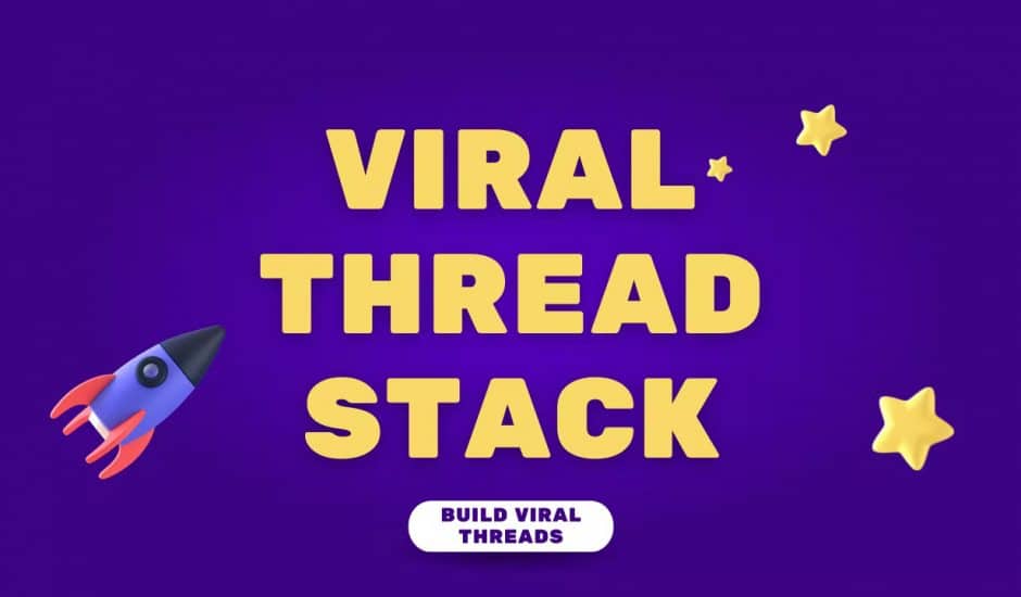 illustration viral thread stack