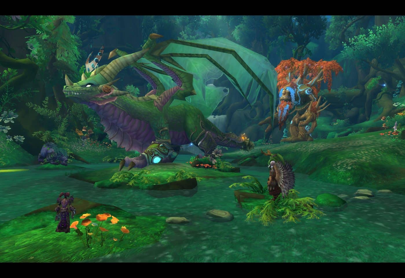 Capture du jeu multijoueur World of Warcraft.