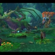 Capture du jeu multijoueur World of Warcraft.