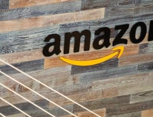 Le logo d'Amazon.