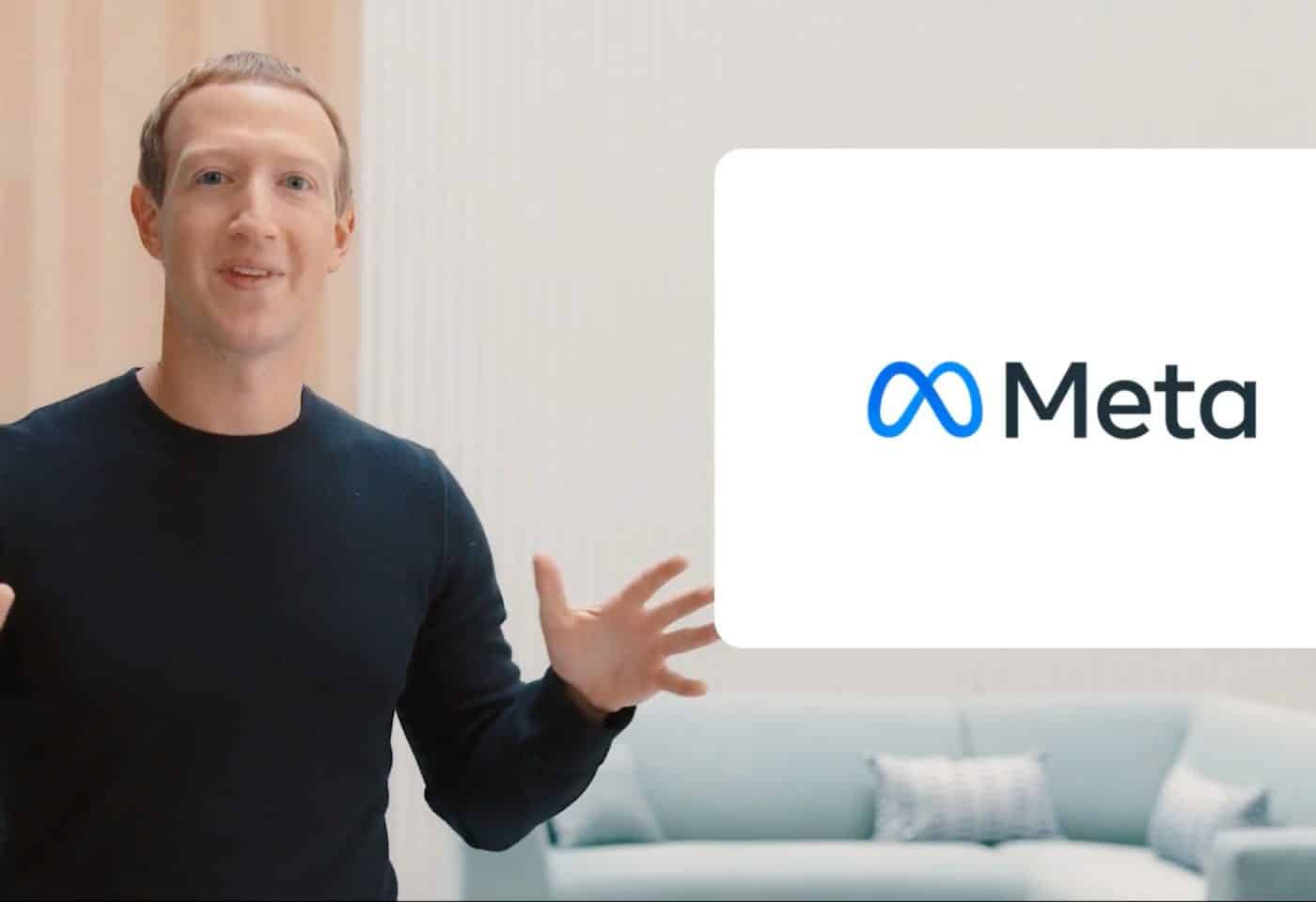 Mark Zuckerberg présentant Meta