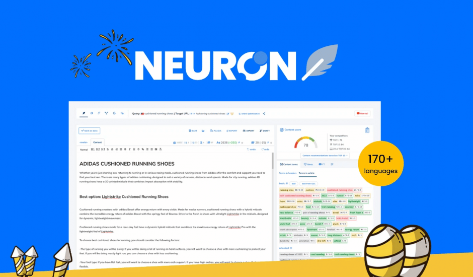 contenu sur neuronwriter avec recommandations