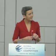 Margrethe Vestager au Forum de l'OCDE.