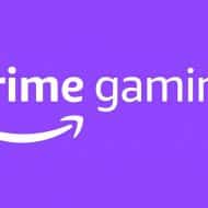 Logo de Prime Gaming sur fond violet.