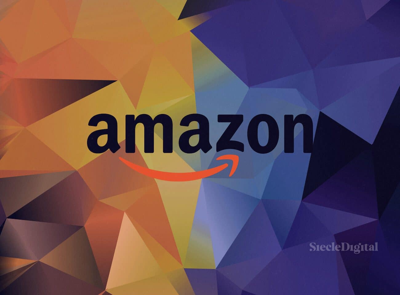 Illustration du logo du géant de l'e-commerce Amazon