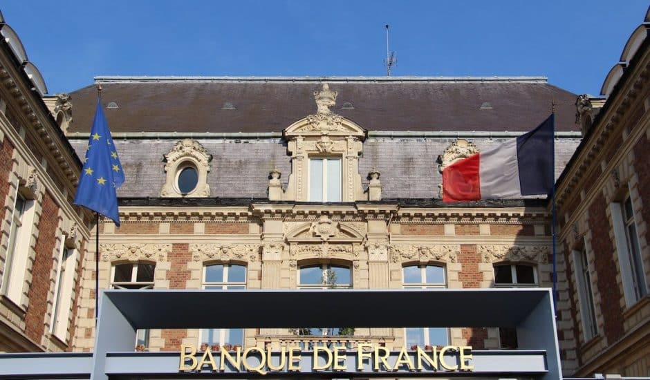 Bâtiment de la Banque de France à Amiens.