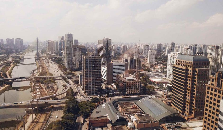 La ville de Sao Paulo.