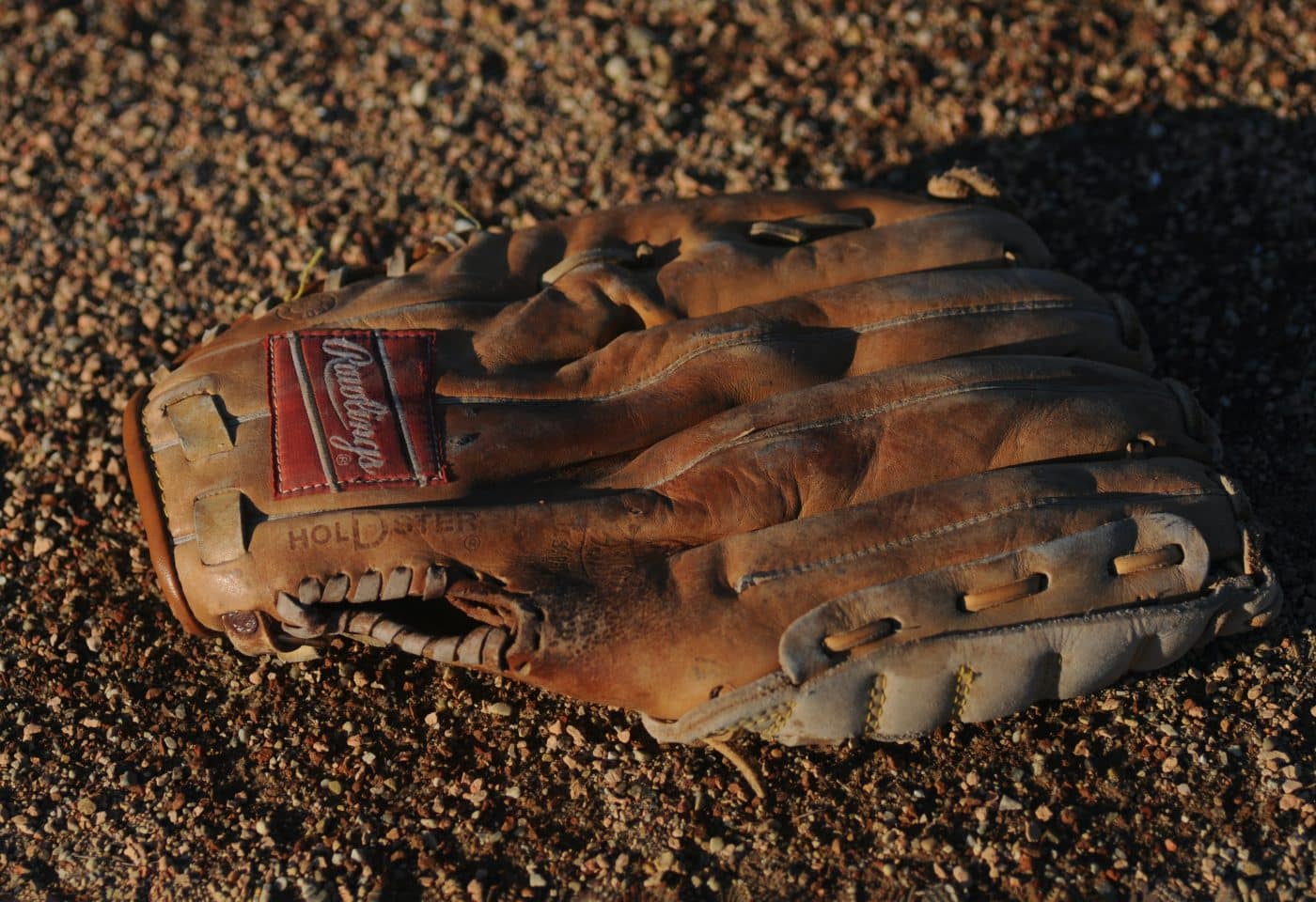 Photographie d'un gant de Baseball.