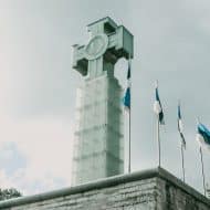 Le drapeau de l'Estonie