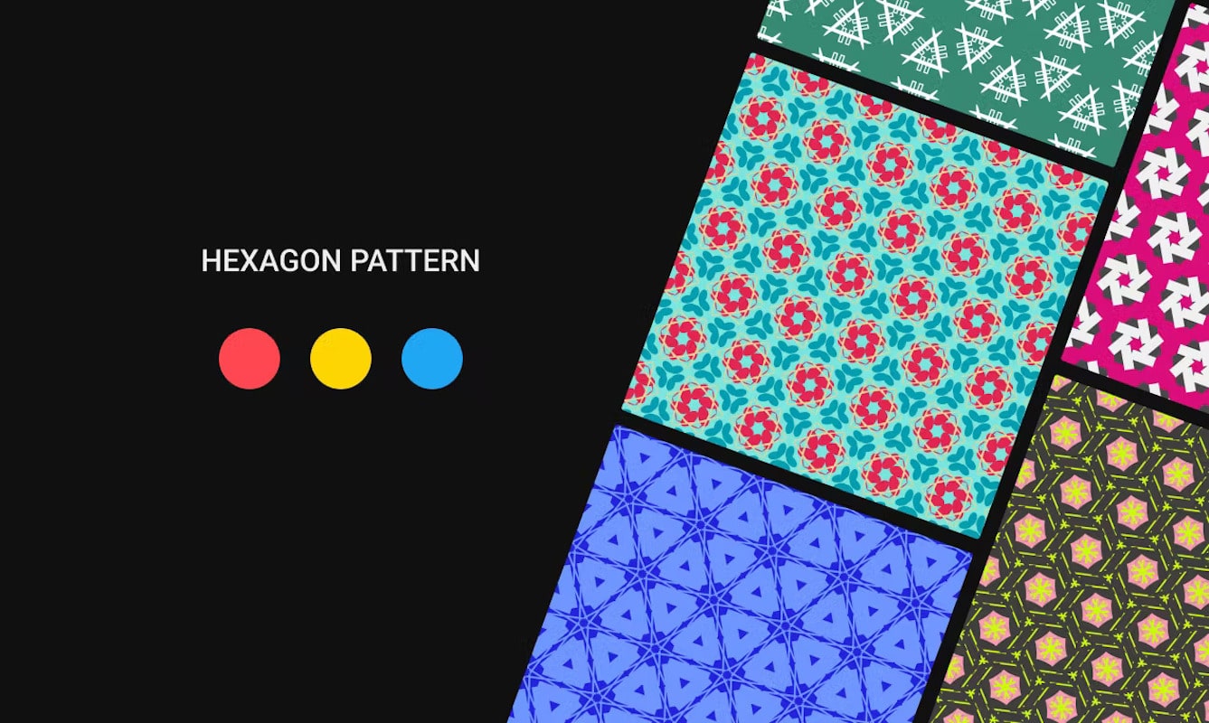 illustration hexagon pattern generator