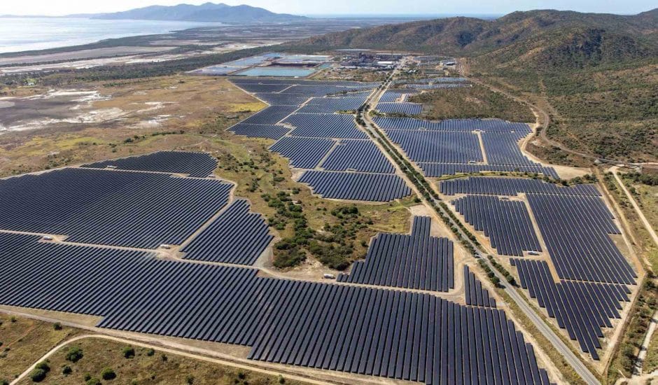 Une ferme solaire Australie.