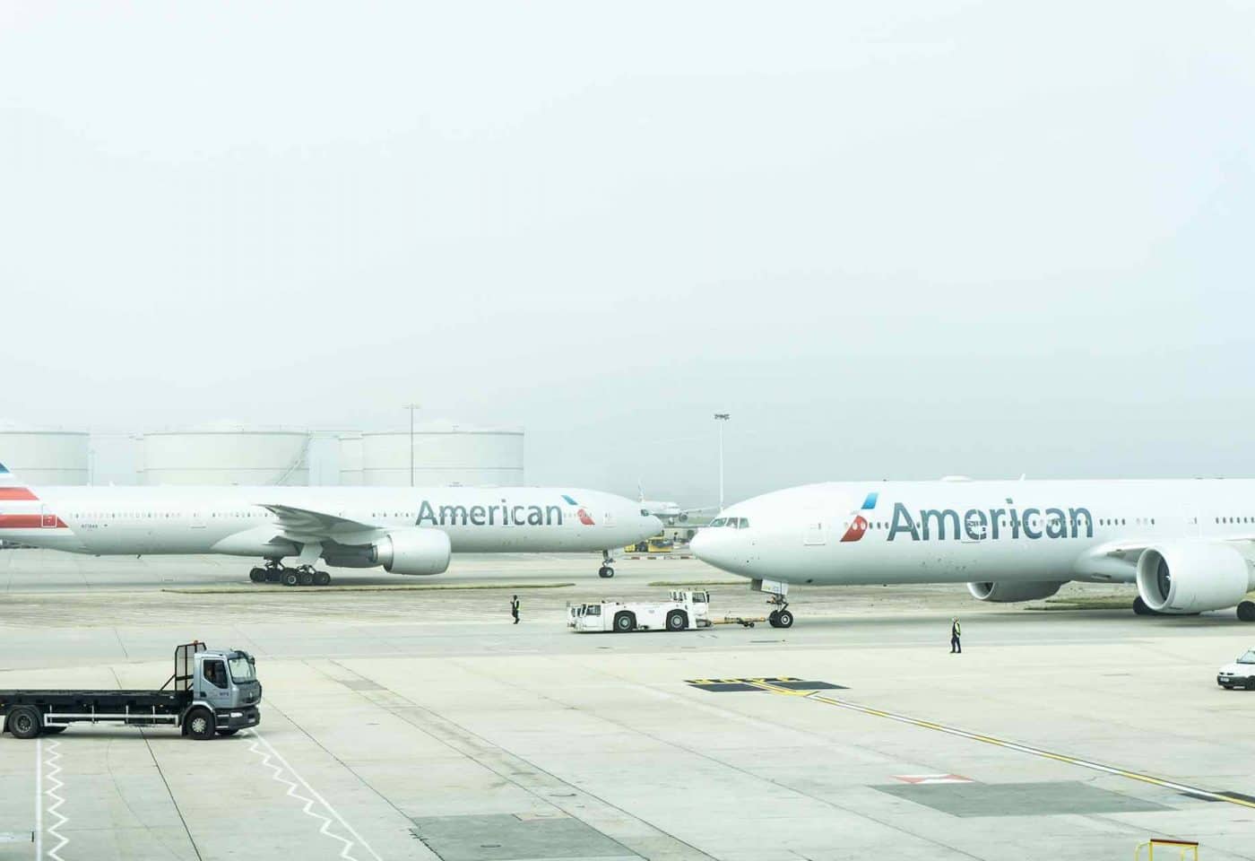 Un aéroport aux États-Unis.