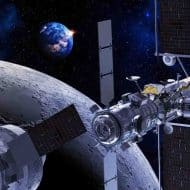The future space station in lunar orbit, Lunar Gateway.