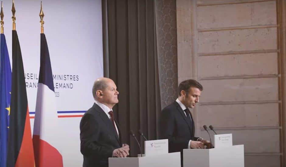Olaf Scholz et Emmanuel Macron