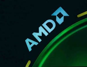 Le logo d'AMD.