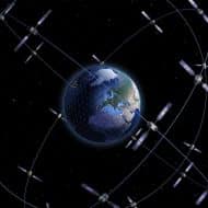 Illustration de la constellation européenne Galileo.