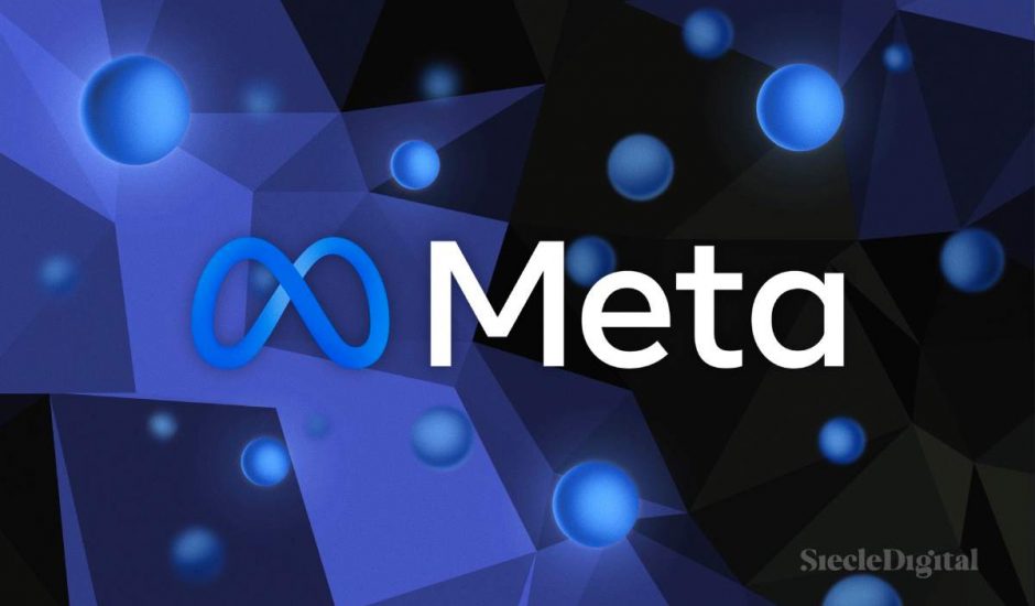 Illustration du logo de Meta.