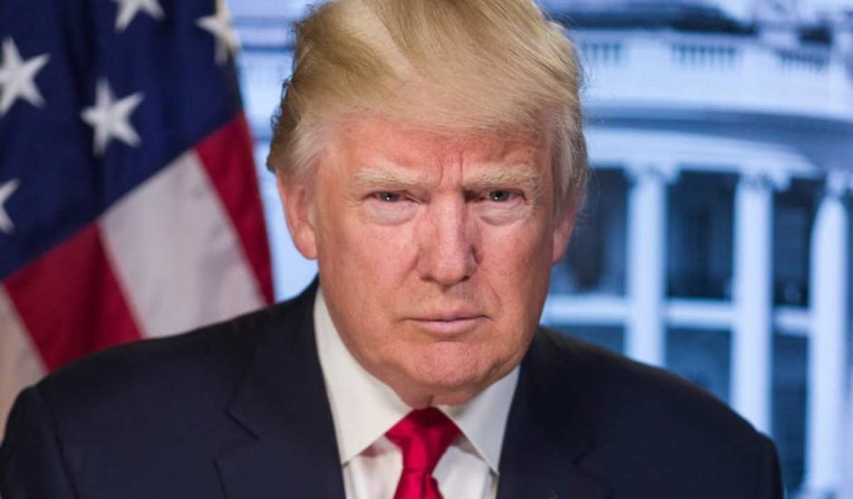 Photographie de Donald Trump, en tant que président des États-Unis.