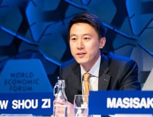 Shou Zi Chew au Sommet économique mondial