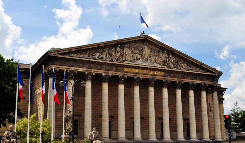 Le Palais Bourbon, où siègent les députés de l'Assemblée Nationale.