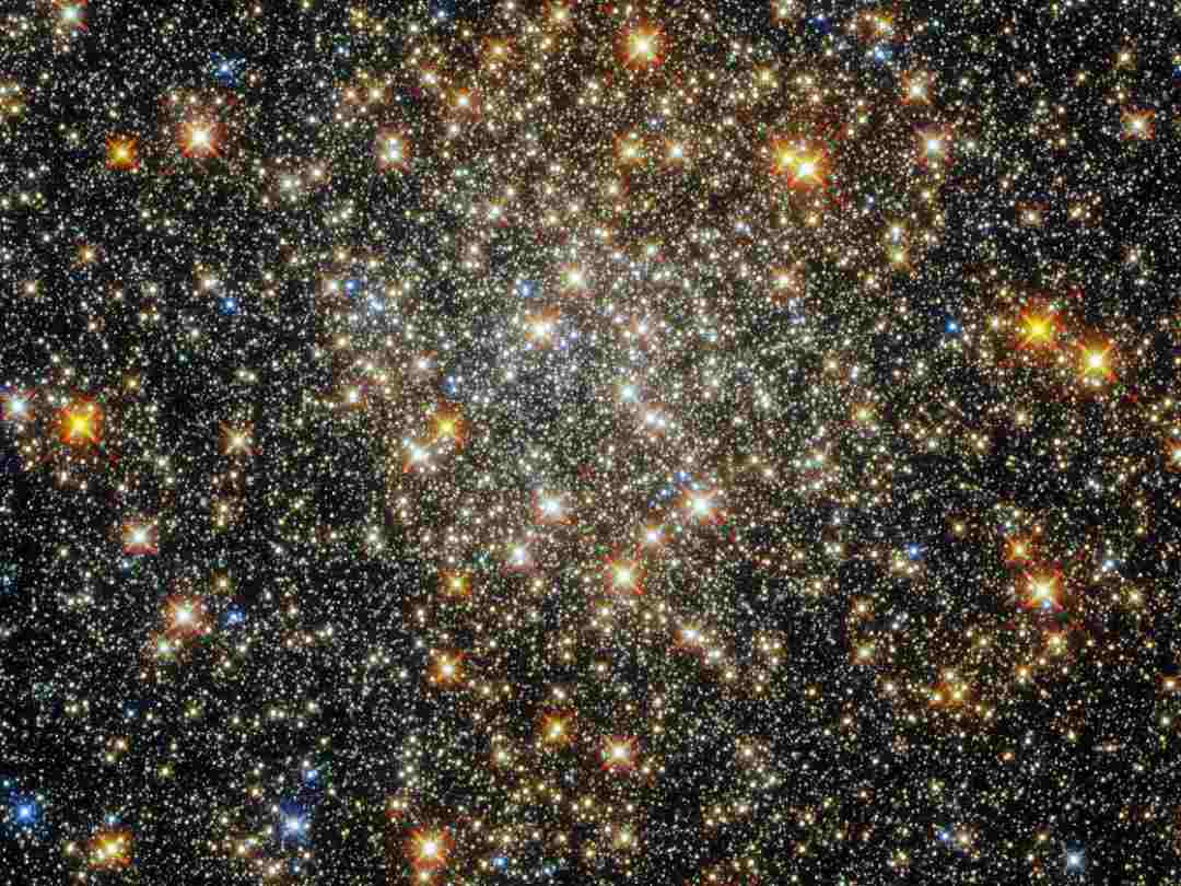 Un amas de galaxies capturé par Hubble.