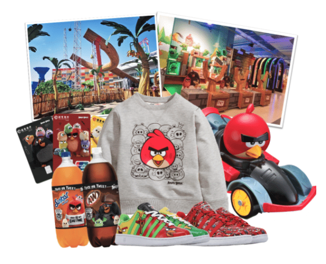 Plusieurs produits Angry Birds