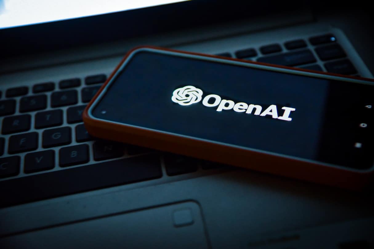 Le logo d'OpenAI.