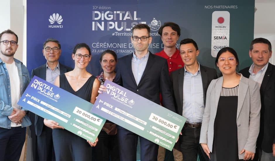 jury et lauréats du concours huawei digital inpulse