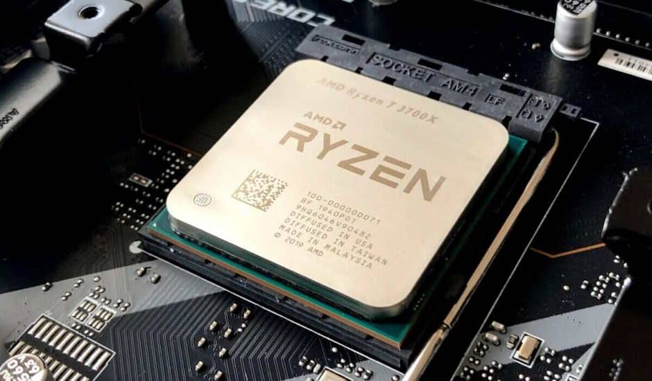 Un processeur Ryzen d'AMD.