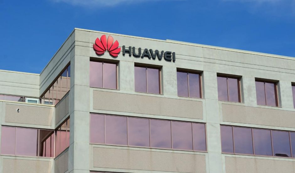 Immeuble où se situent les bureaux de Huawei.