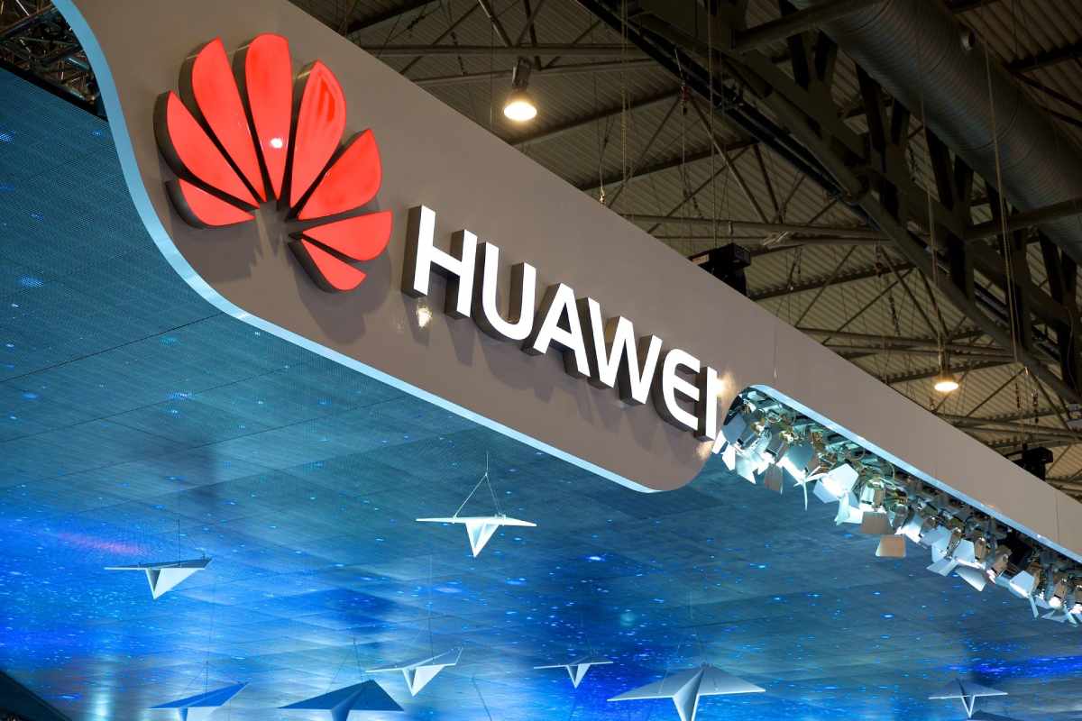 Logo de l'entreprise chinoise de télécommunication Huawei