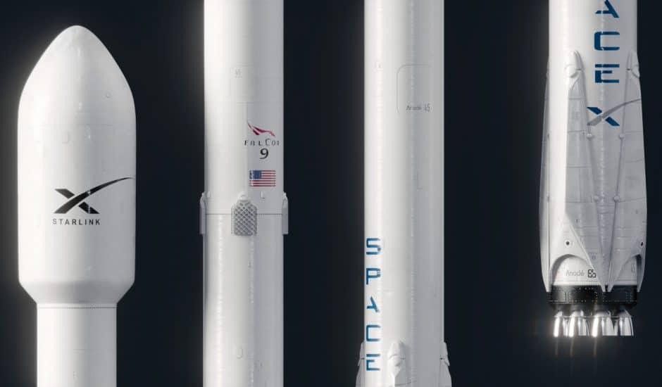 Le lanceur Falcon 9.