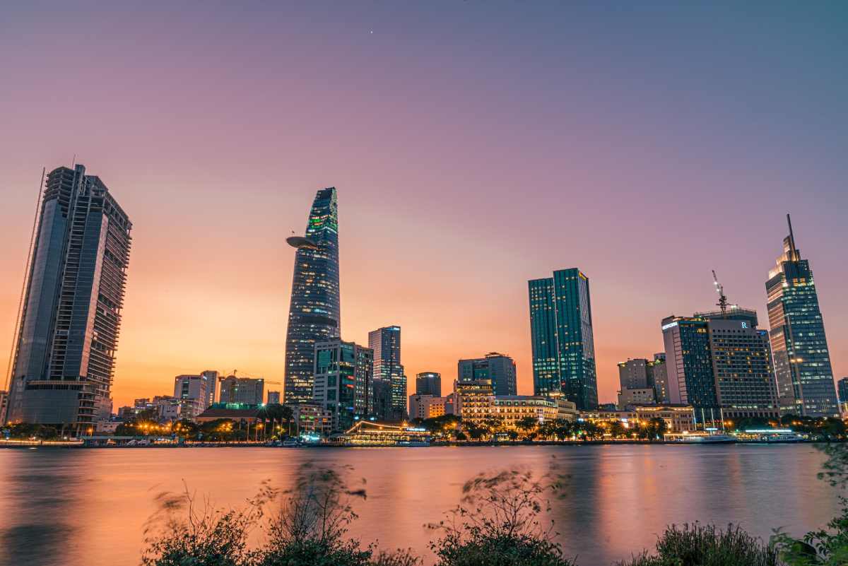 Hô Chi Minh-Ville, la plus grande agglomération du Vietnam.