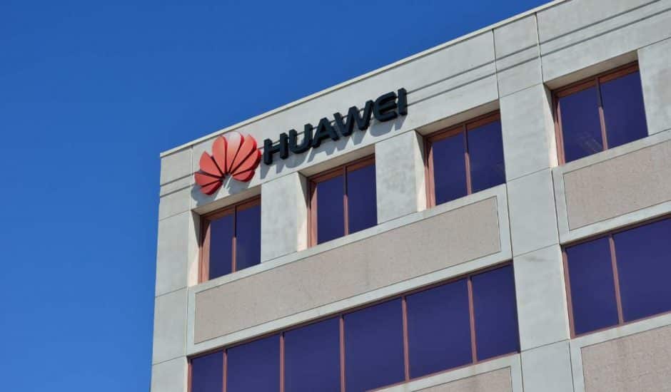 Immeuble où se situent les bureaux de Huawei.