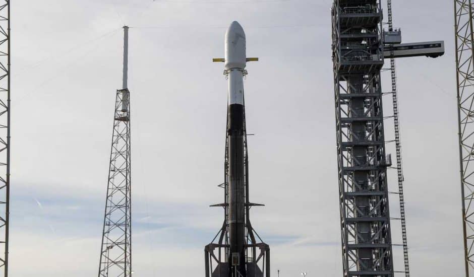 Une fusée Falcon 9 mis au point par SpaceX.