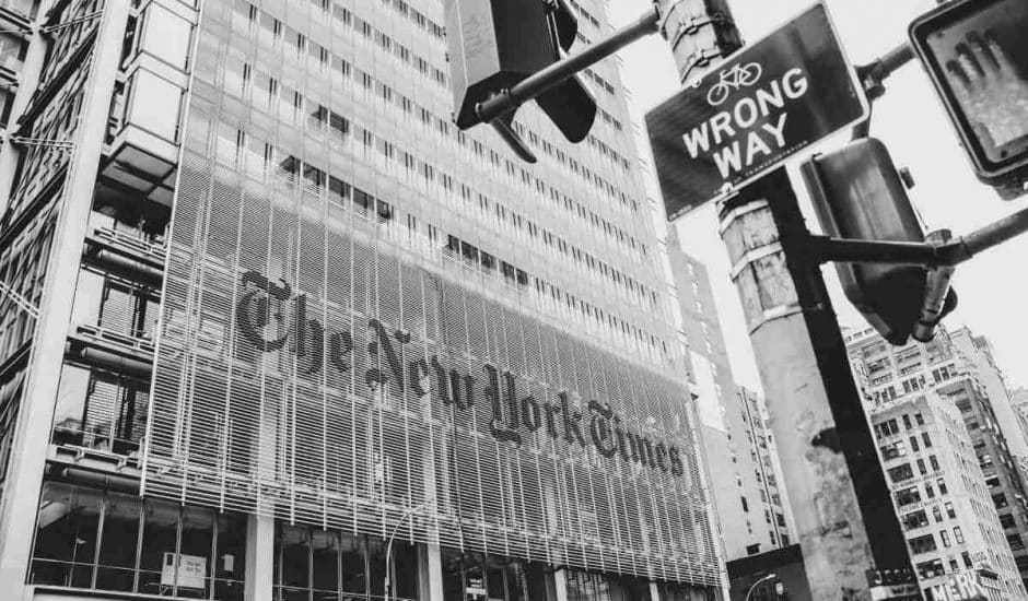 Le siège du New York Times.
