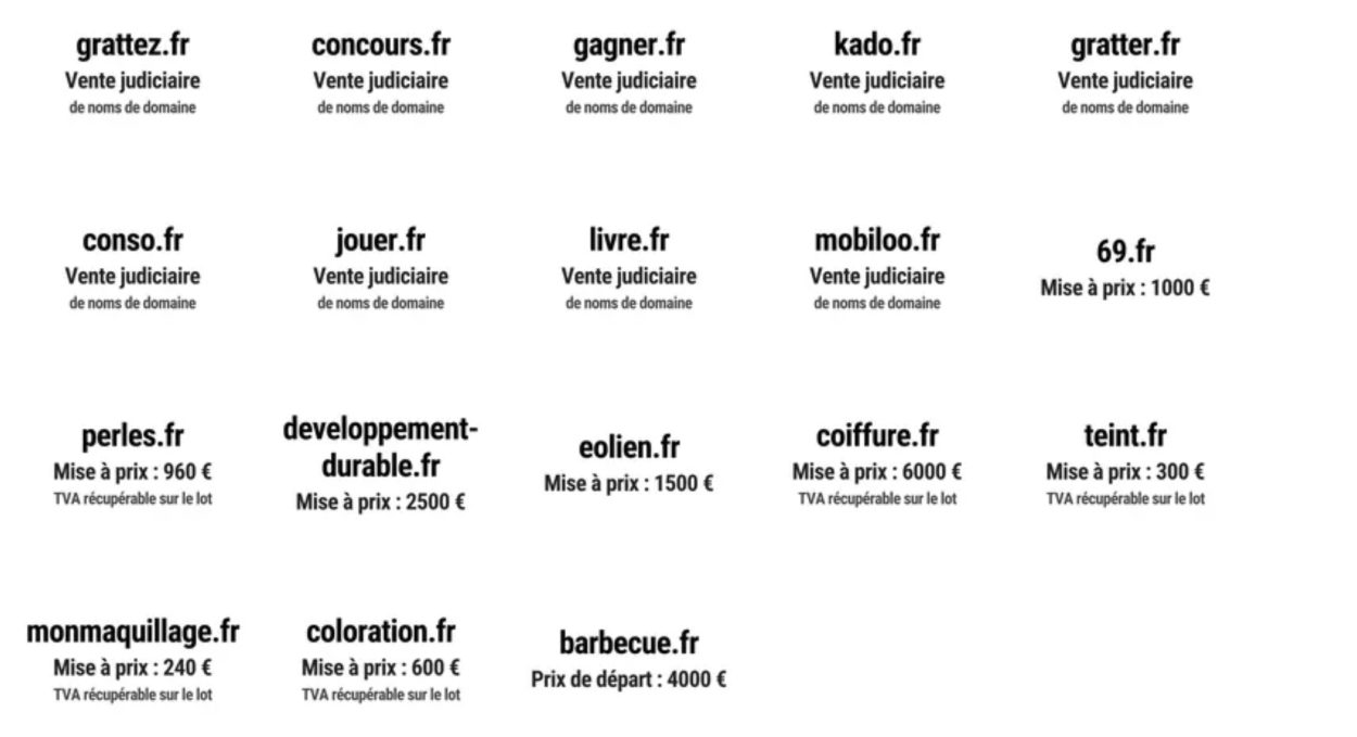 les noms de domaine
