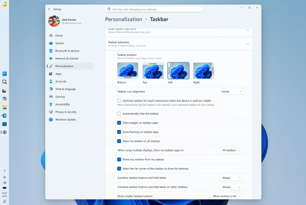 photo de profil dans Windows